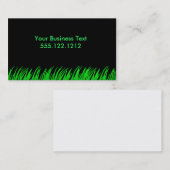 Glühendes Gras Visitenkarte (Vorne/Hinten)