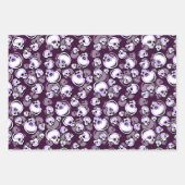 Glühendes Halloween Geschenkpapier Set (Vorderseite 2)