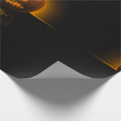 Glühendes Halloween Pumpwaschpapier Geschenkpapier