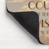 Glühendes Himmel-Ruhe-Gebet Mousepad (Ecke)
