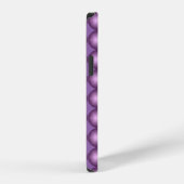 Glühendes Lavender Polka Dot Muster iPhone Hülle (Rechte Seite)