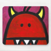 Glühendes Monster Mousepad (Vorne)
