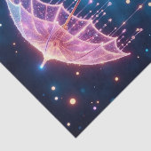 Glühendes Neonrosa Umbrella Decoupage Papier (Ausschnitt)