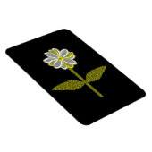 Glühendes Premium Magnet für Daisy-Blume (Rechte Seite)