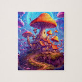 Glühendes Psychedelisches Puzzle-Puzzle Puzzle (Vertikal)
