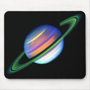 Glühendes Saturn Mousepad