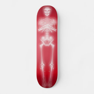 Glühendes Skelett: Benutzerdefiniertes Skateboard