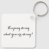 Glühendes Sonnenlicht in Pilzen - Inspiration Schlüsselanhänger (Rückseite)