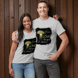 Glühendes Sonnenlicht in Pilzen - Inspiration T-Shirt