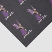 Glühendes Stern-Blumen-hübsches lila feenhaftes Seidenpapier (Ausschnitt)