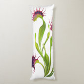 Glühendes Venus Flytrap Kissen (Rückseite (Vertikal))