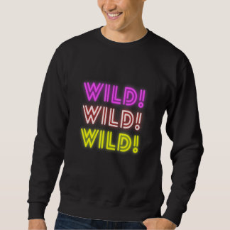 Glühendes Wild Tee Grafik Oberteil