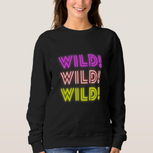 Glühendes Wild Tee Grafik Oberteil