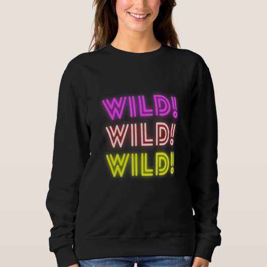 Glühendes Wild Tee Grafik Oberteil (Vorderseite)