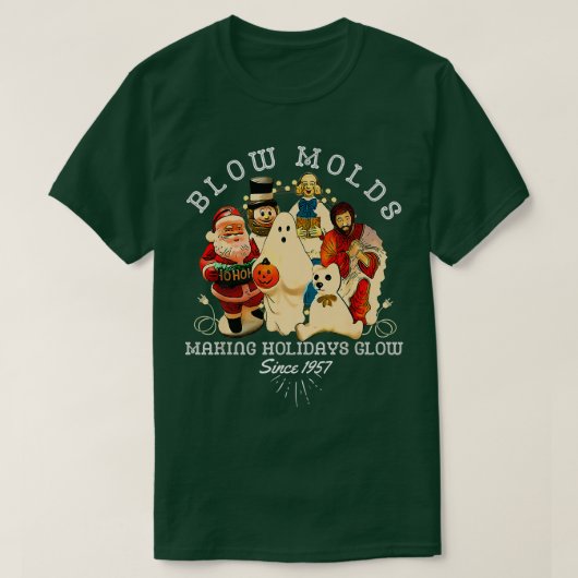 Glühformen machen Urlaub glühen seit 1957 Merry C T-Shirt (Design vorne)