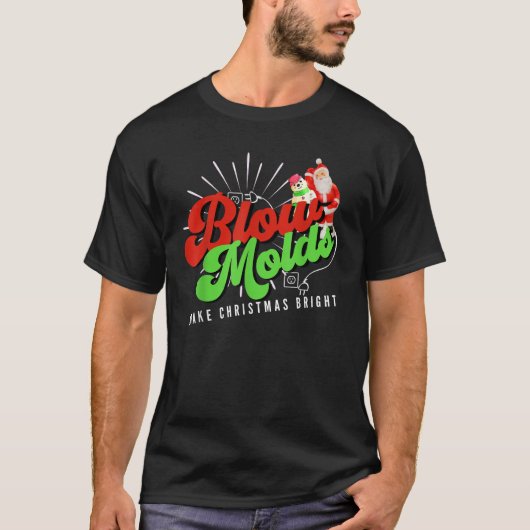 Glühformen machen Weihnachten hell erwachsen T Shi T-Shirt (Vorderseite)
