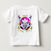 Glühfrosch Baby T-shirt (Rückseite)