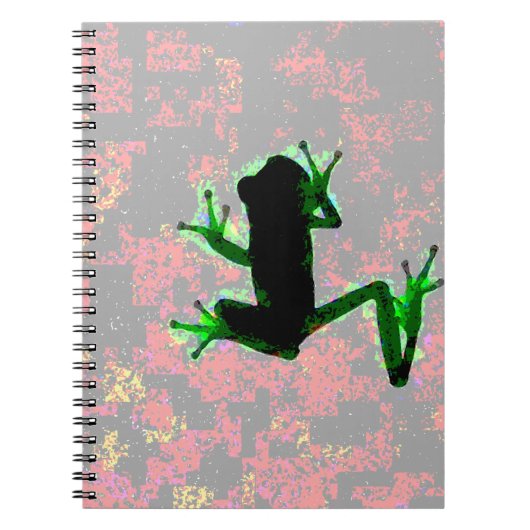 Glühfrosch Notizblock (Vorderseite)