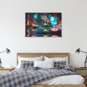 Glühglashöhle Leinwanddruck (Insitu (Schlafzimmer))