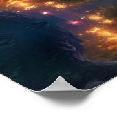 Glühglashöhle Poster (Ecke)