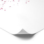 Glühgradientenmuster 2 poster (Ecke)