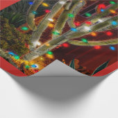 Glühkaktus Geschenkpapier (Ecke)