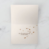 Glühkerze in Kiefernzapfen Karte (Innenseite)