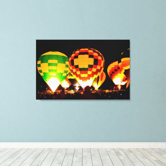 Glühkugeln Leinwanddruck (Insitu (Holzboden))