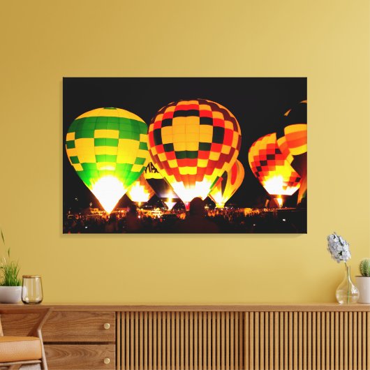 Glühkugeln Leinwanddruck (Insitu (Wohnzimmer))