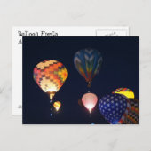 Glühkugeln Postkarte (Vorne/Hinten)