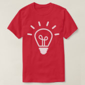 Glühlampe 2 T-Shirt (Design vorne)