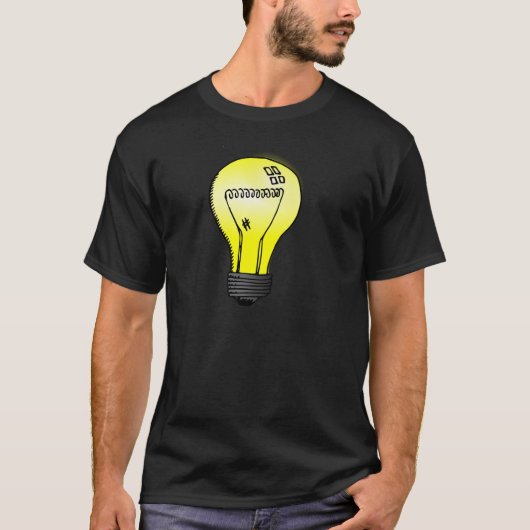 Glühlampe-Birne T-Shirt (Vorderseite)
