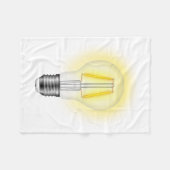 Glühlampe Fleecedecke (Vorderseite (Horizontal))