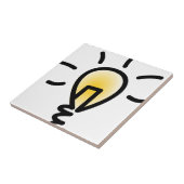 Glühlampe Fliese (Seite)