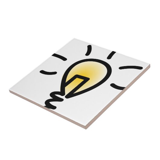 Glühlampe Fliese (Seite)