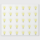 Glühlampe Geschenkpapier (Flach)