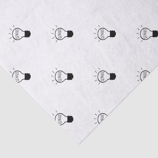 Glühlampe in Schwarzweiss Seidenpapier (Ausschnitt)