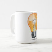 Glühlampe Kaffeetasse (Vorderseite Links)