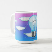 Glühlampe Kaffeetasse (Vorderseite Links)
