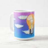 Glühlampe Kaffeetasse (Vorderseite Links)
