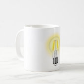 Glühlampe Kaffeetasse (Vorderseite Links)
