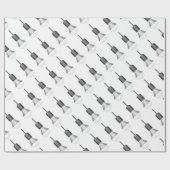 Glühlampe LED Geschenkpapier (Flach)