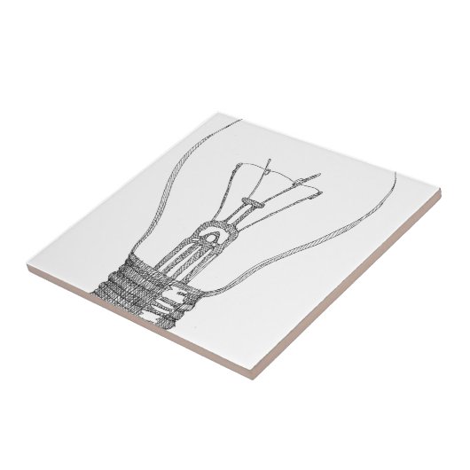 Glühlampe-Reihe Fliese (Seite)