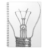 Glühlampe-Reihe Notizblock (Vorderseite)