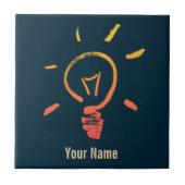 Glühlampe Retrolampe intelligenter Elektriker Fliese (Vorderseite)