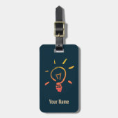 Glühlampe Retrolampe intelligenter Elektriker Gepäckanhänger (Vorderseite vertikal)