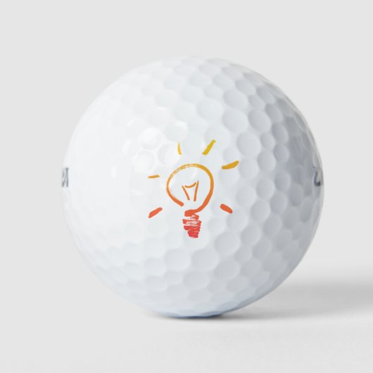 Glühlampe Retrolampe intelligenter Elektriker Golfball (Vorderseite)