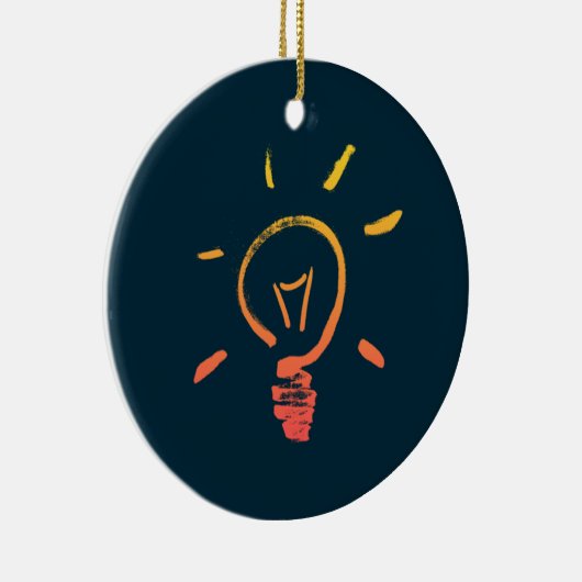 Glühlampe Retrolampe intelligenter Elektriker Keramik Ornament (Rechts)