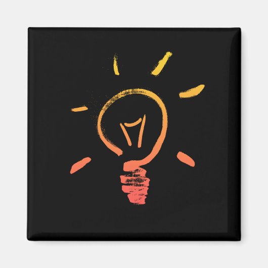 Glühlampe Retrolampe intelligenter Elektriker Magnet (Vorne)