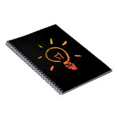 Glühlampe Retrolampe intelligenter Elektriker Notizblock (Rechte Seite)